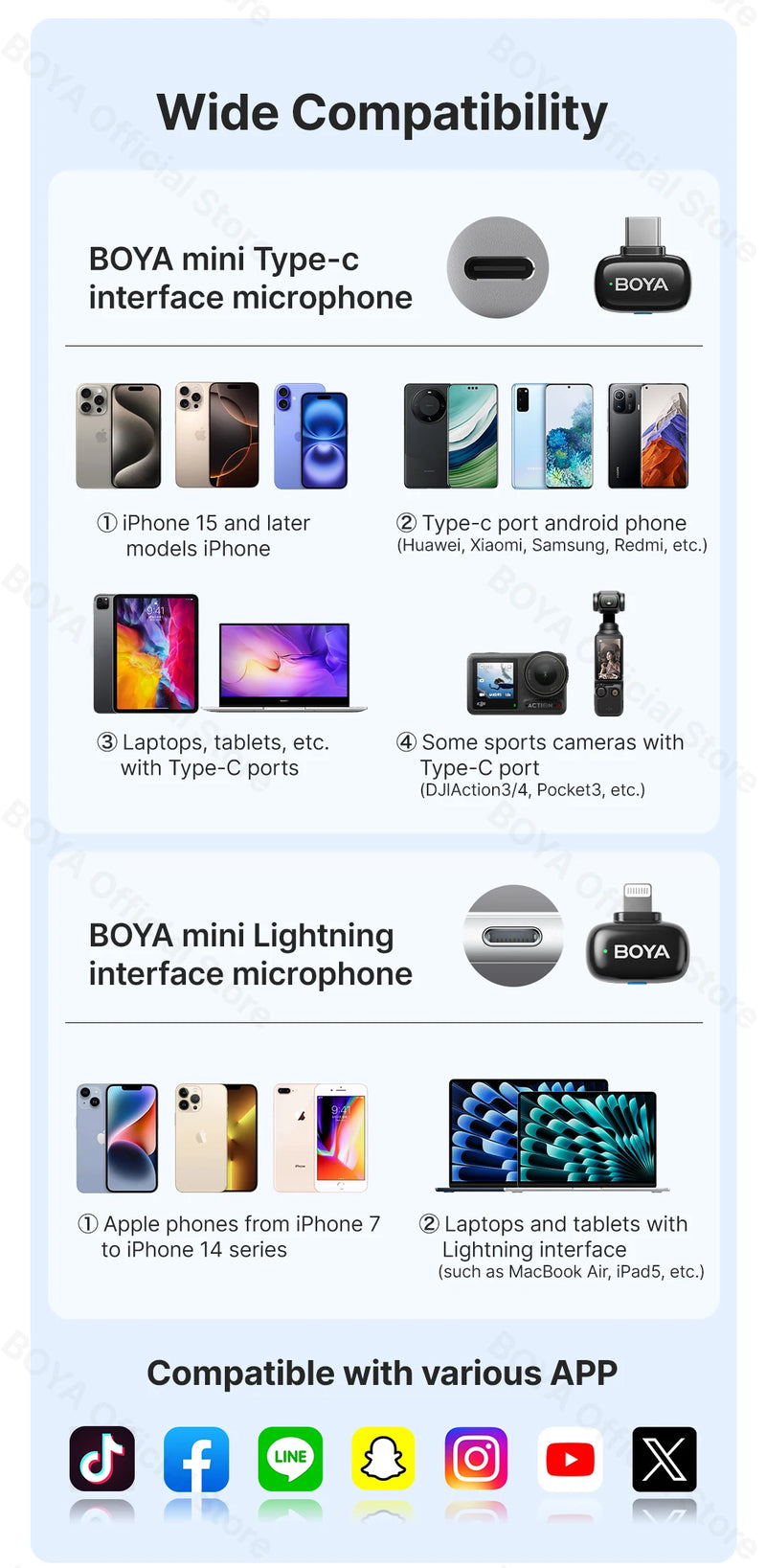 Microfone de Lapela Sem Fio Mini BOYA







Microfone de Lapela Sem Fio Mini BOYA







Microfone de Lapela Sem Fio Mini BOYA