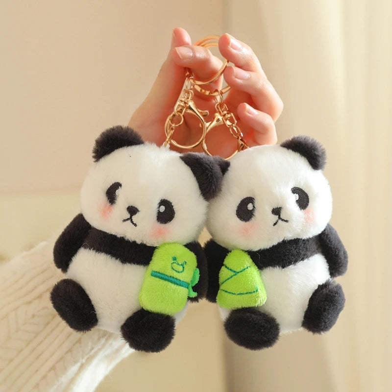 Chaveiro Panda pompom