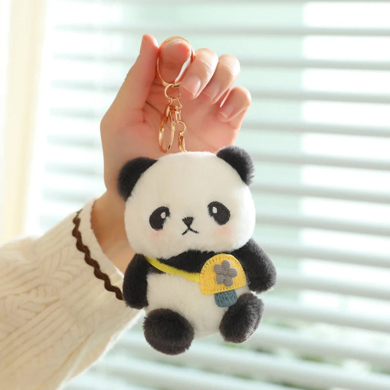 Chaveiro Panda pompom